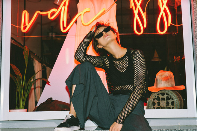 Mode im Grunge-Stil