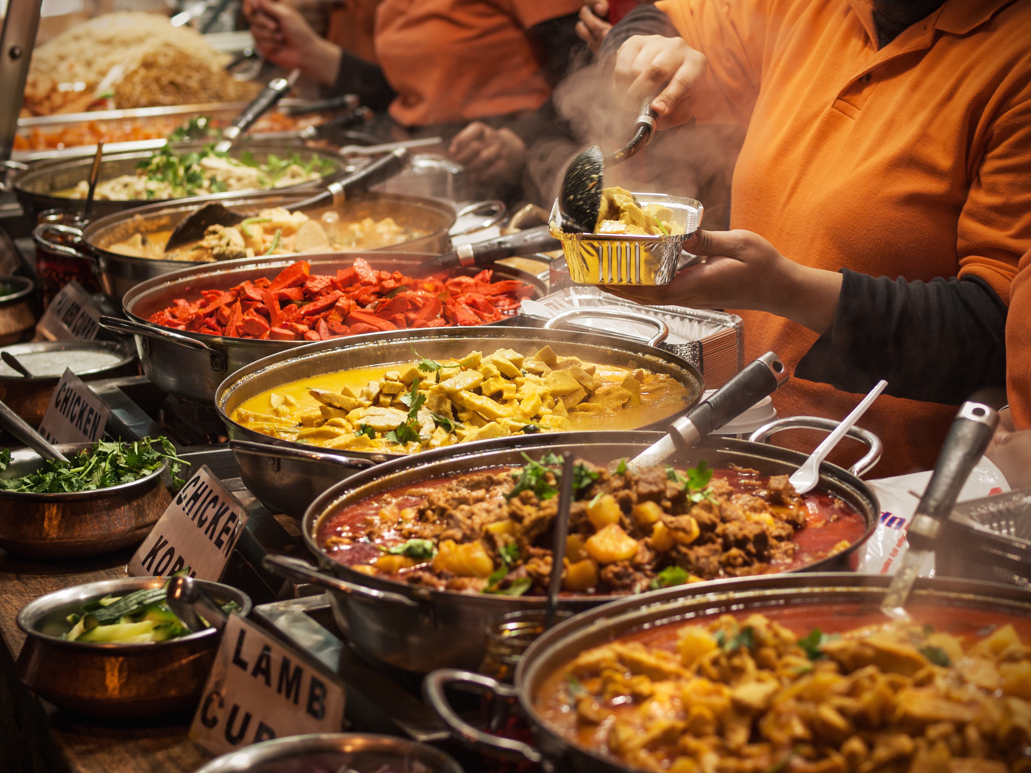 Arranged Food and Objects