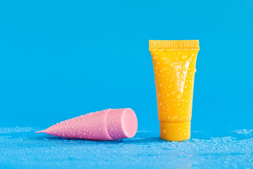 Contenants de lotion au néon