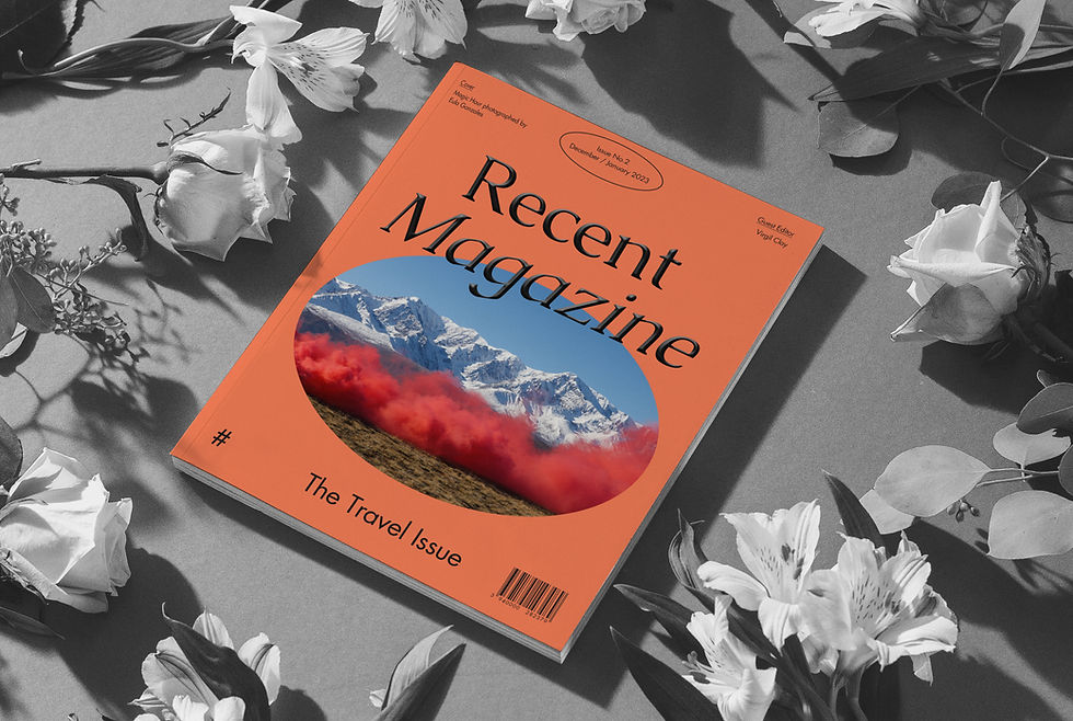 Magazine With Flowers