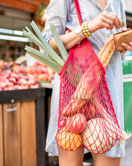 Woman With Groceries