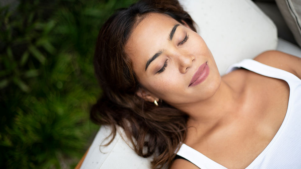 woman relaxing