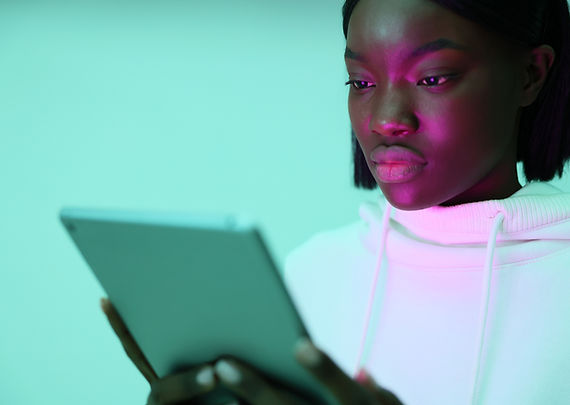 Holding a Tablet