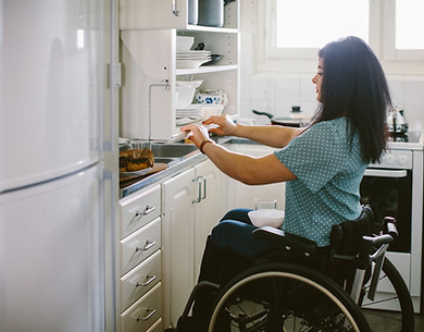 Woman in Wheelchair