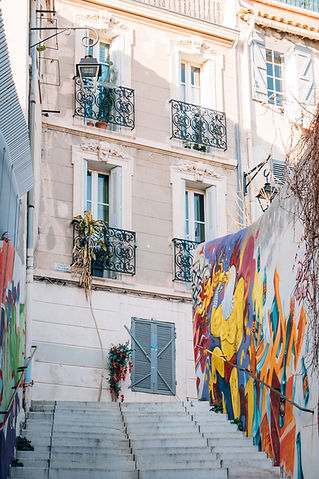 Stairs with Graffiti