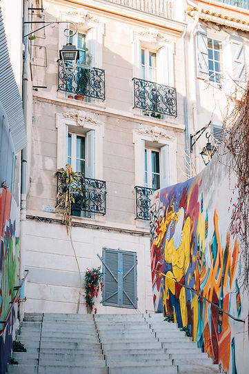 Stairs with Graffiti