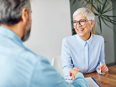 Shaking Hands in the Office