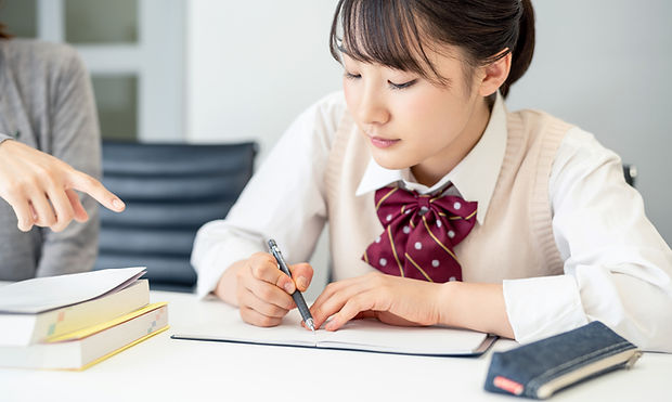 Writing on a Notebook