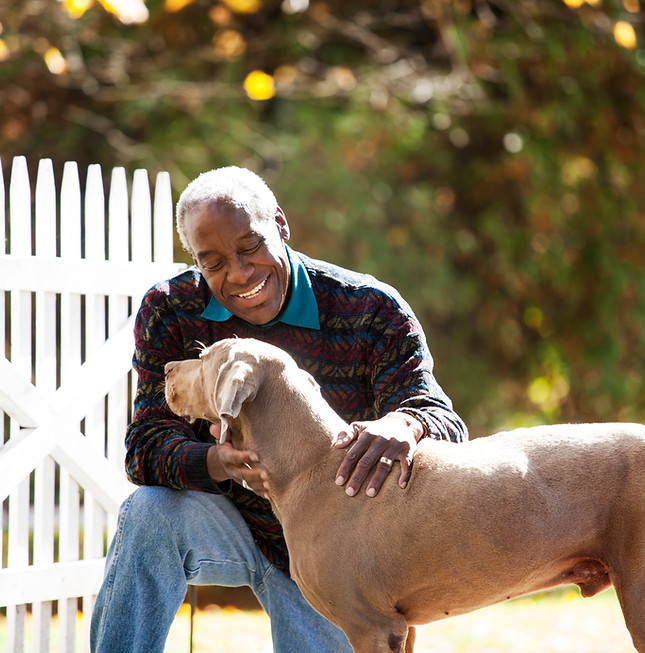 Man With Dog