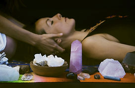 A Crystal Healing session