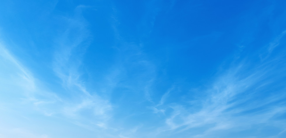 青い空