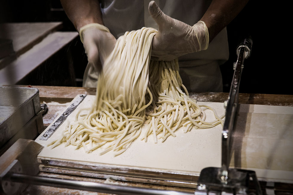 Handmade Noodles Preparation