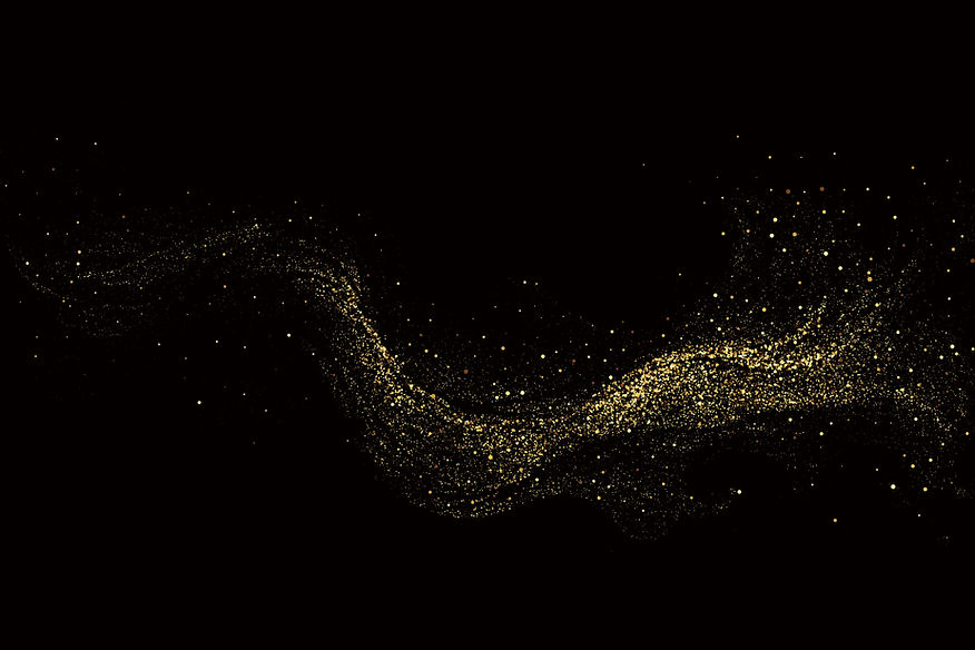 Golden Glitter Wave
