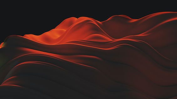 Red Fabric Waves