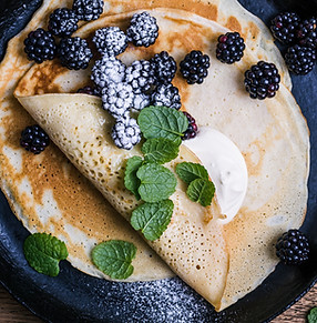 Crêpes et mûres