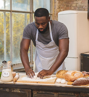 Man Baking Bread