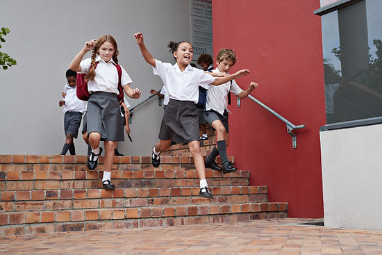 Kids Running Outside