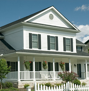 White Suburban House