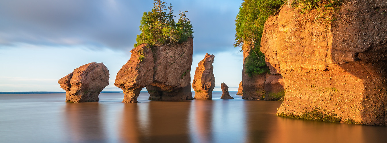les cotes de l'est du Canada