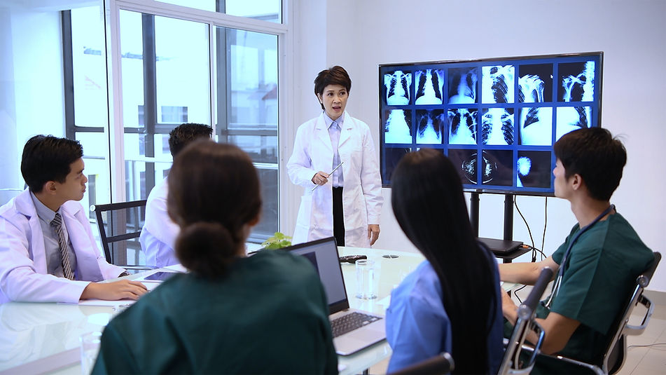 Doctors Analyzing MRI