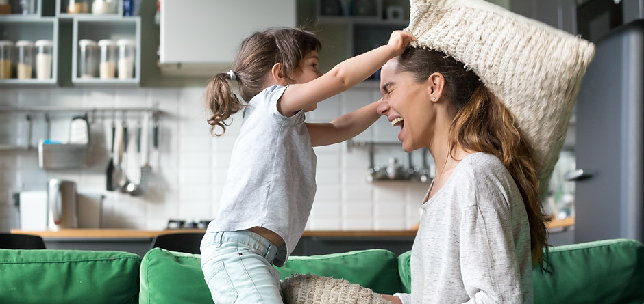 Living Room Pillow Fight