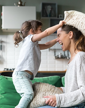 Living Room Pillow Fight