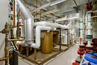 Mechanical room for a large medical building