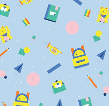 School Supplies Pattern
