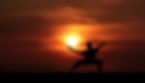 Zonsondergang vechtsporten