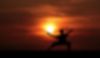Zonsondergang vechtsporten