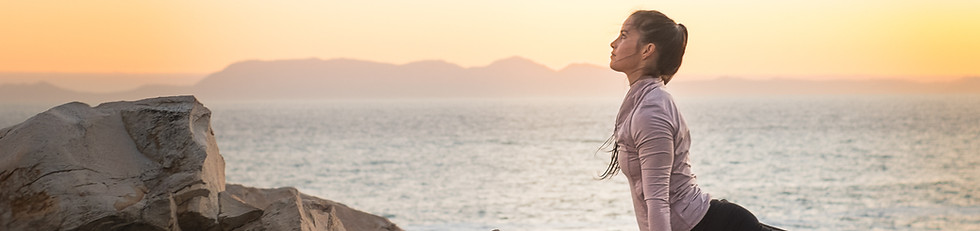 Yoga al atardecer