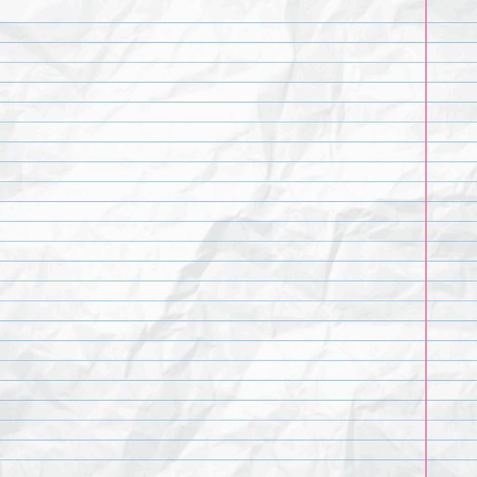 Ruled Notebook Paper