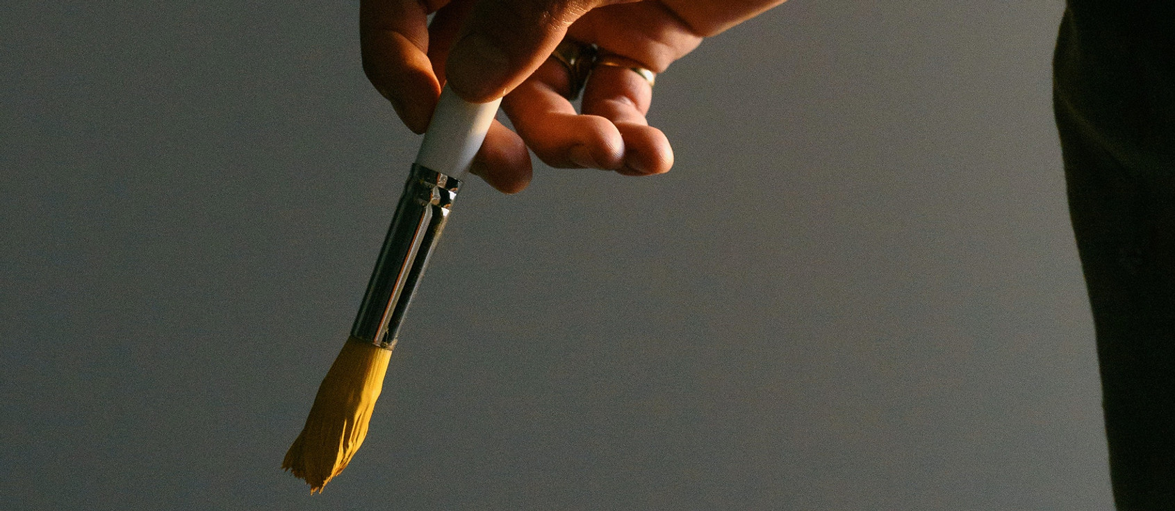 Paint Brush in a dramatic setting