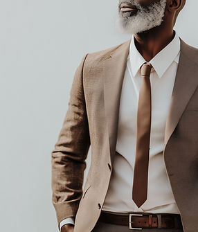 Homem elegante de terno