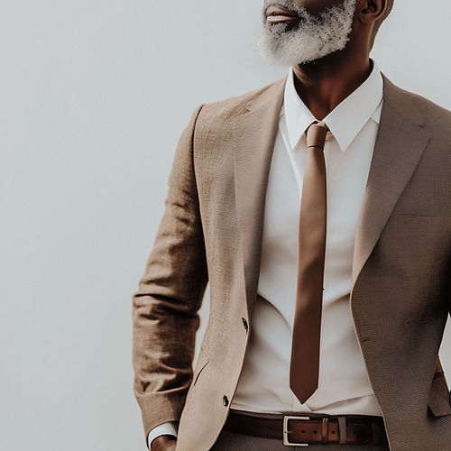 Stylish Man in Suit