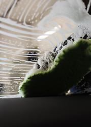 Cleaning Car Window