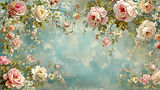 Floral Vintage Background