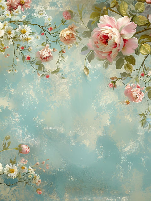 Floral Vintage Background