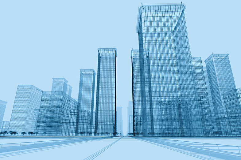 Wireframe Buildings Plan