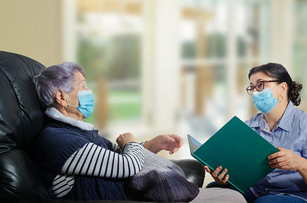 Masked Conversation Scene