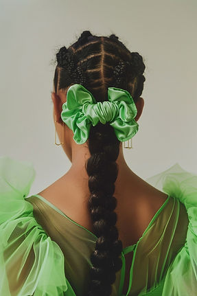 Woman with Braided Hair