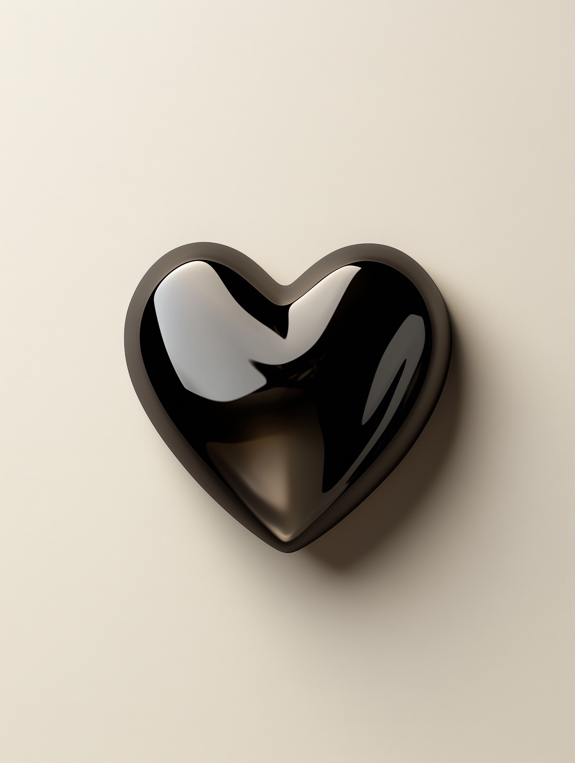 Black Heart Shape