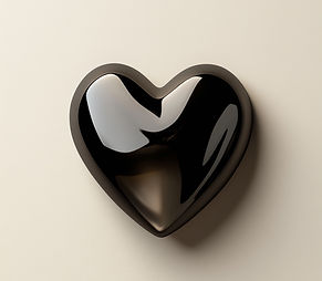 Black Heart Shape