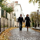 Couple in the street