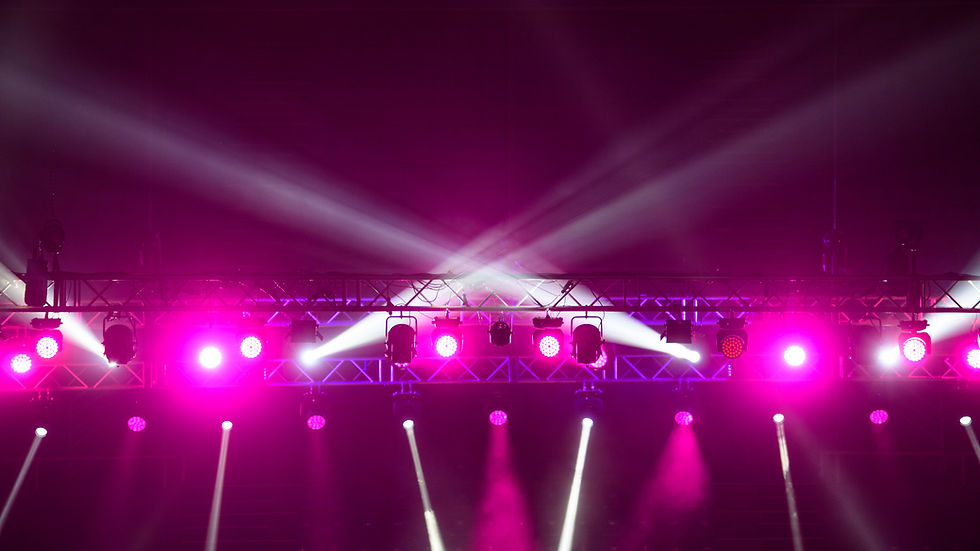 Bühnenbeleuchtung einrichten