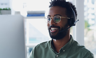 Smiling with a Headset