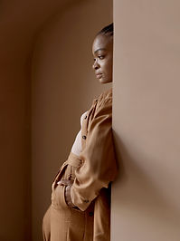 Woman in Neutral Tones