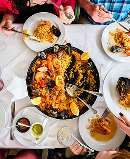Eating Paella