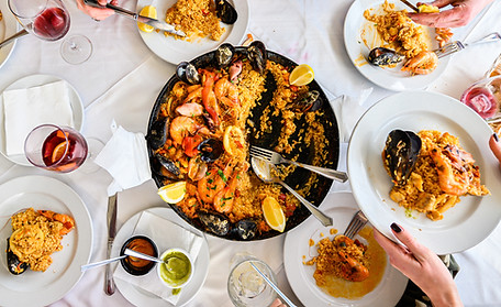 Eating Paella