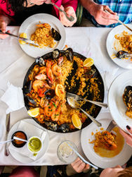 Spanish Paella (Vibrant Seafood & Saffron Rice)